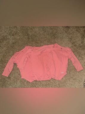 Gerber Pink Long Sleeve Baby Onesies Trio